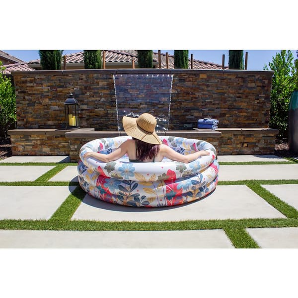 Poolmaster 5 ft. Round Summer Garden Inflatable Pool