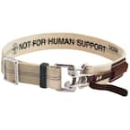 X-Large Beige Cotton/Polyester Blend Tool Belt with Quick-Release Buckle
