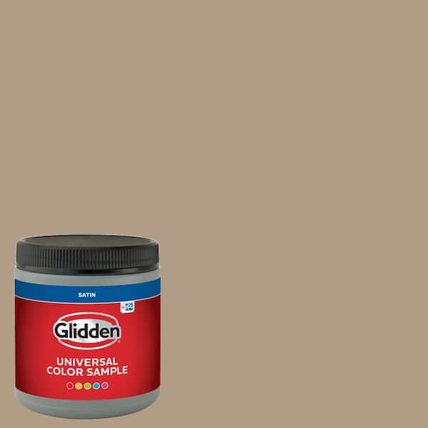 Glidden 8 oz. PPG1077-4 Weathered Wood Satin Interior Paint Sample