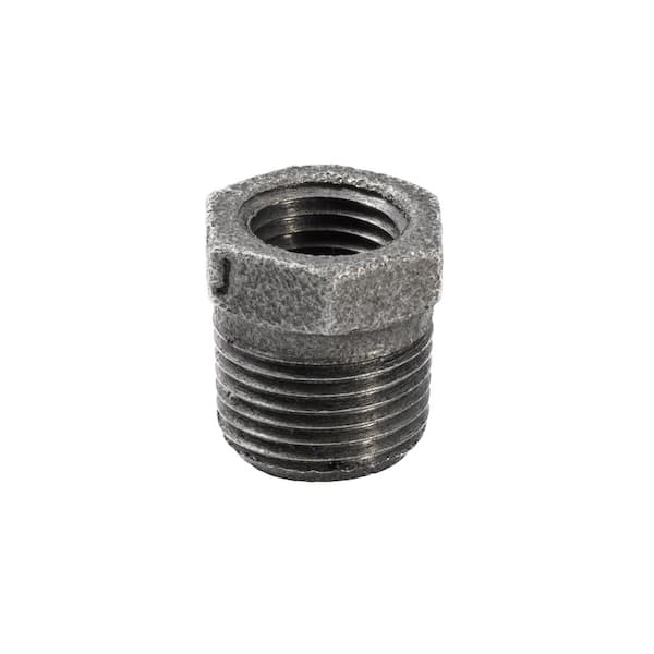 Southland 1/2 in. x 1/4 in. Black Malleable Iron Bushing Fitting