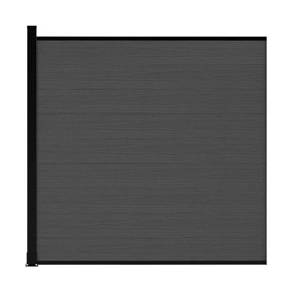 5.5 ft. H x 6 ft. W Silver Gray Composite Privacy Fence Panel Kit with One 6 ft. H Aluminum Post price history on PriceWatchPro