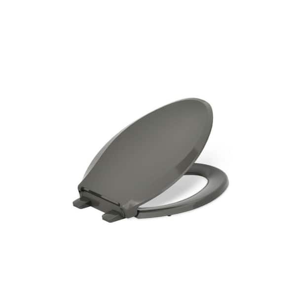 KOHLER Cachet Elongated Toilet Seat in Thunder Grey