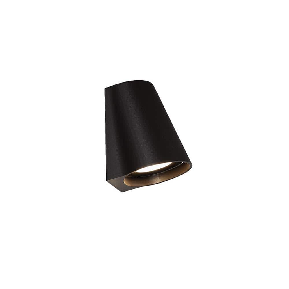 Mod LED Dimmable Outdoor Wall Light in Dramatic Bronze