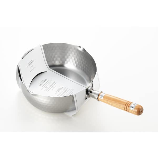 3 qt. Stainless Steel Yukihira Pot with Dual Pouring Spouts 86754