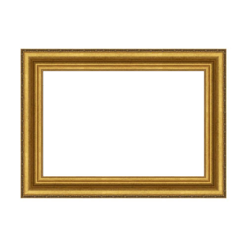 Mirror Makeover Parlor Gold 29.25 in. W x 21.25 in. H Bathroom Mirror Frame Border Kit-Fits a 28 x 20 mirror price history on PriceWatchPro