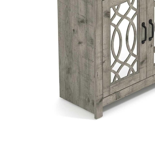 Rustic Distressed Grey Shoe Cabinet – ATL (All The Luxury) Furniture