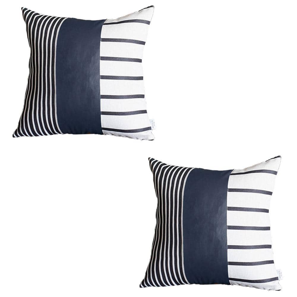 Waterproof Outdoor Throw Pillow Cover Boho Style Geometric Lumbar  Pillowcases Set of 2 Abstract Decorative Patio Furniture Pillows for Couch  Garden