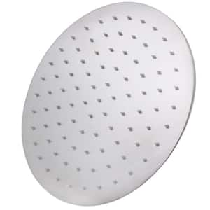 1-Spray Patterns with 2.2 GPM 12 in. Single Ceiling Mount Round Rain Fixed Shower Head in Brushed Nickel