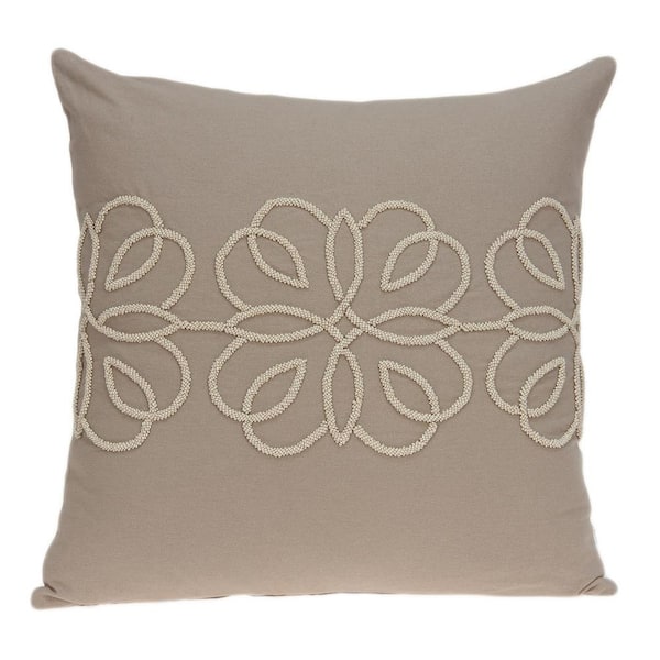 PARKLAND COLLECTION Sutra Tan Throw Pillow