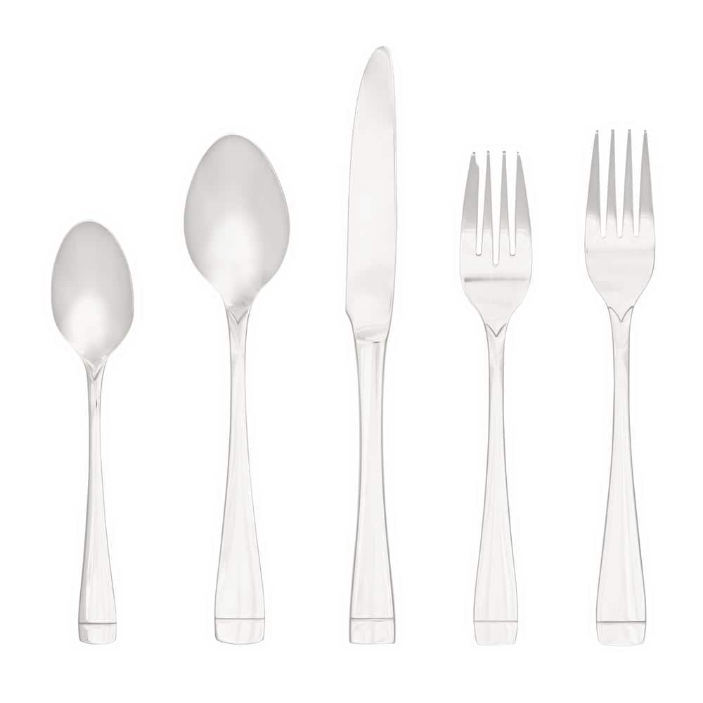 Pearl 20-Piece Mirror 18/0 Stainless Steel Flatware Set (Service for 4)