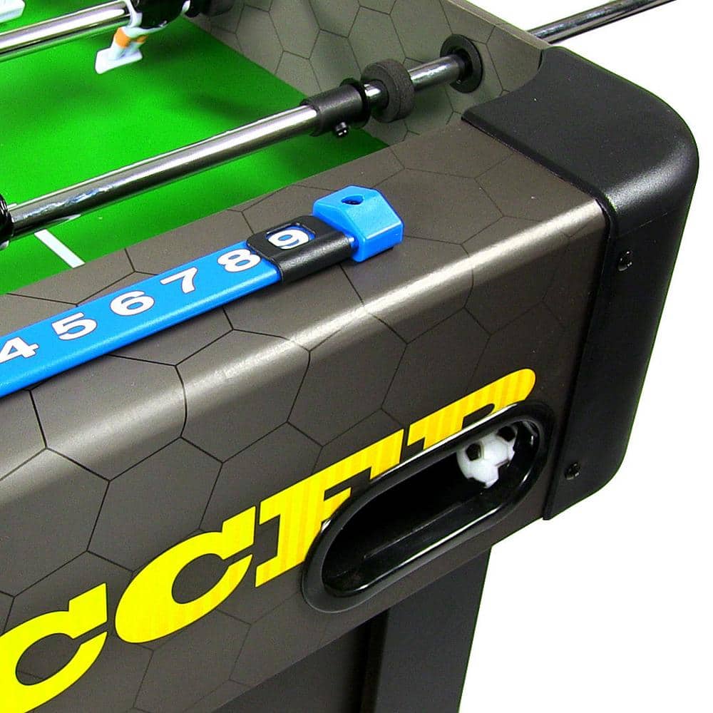 48-Inch Black and Green MDF Foosball Table