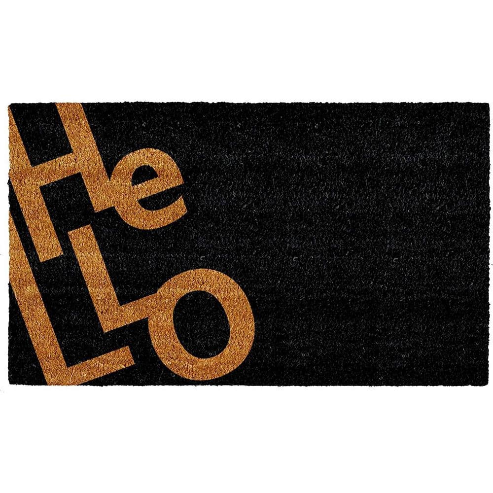 Multi-Colored 29 in. x 17 in. Coir Outdoor Door Mat price history on PriceWatchPro