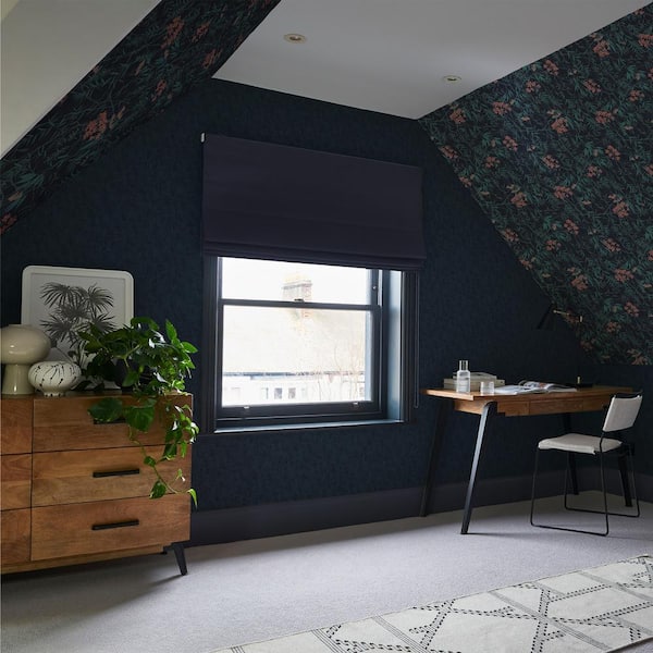 Obassia Silk Midnight Wallpaper