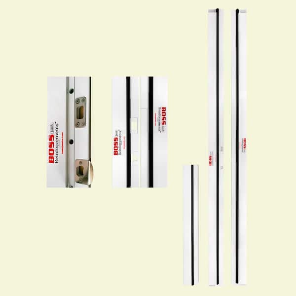 Unbranded BOSS 1-1/4 in. x 4-9/16 in. x 83 in. PVC Jamb Moulding Right-Hand Inswing Break-In Resistant Exterior Door Frame Kit