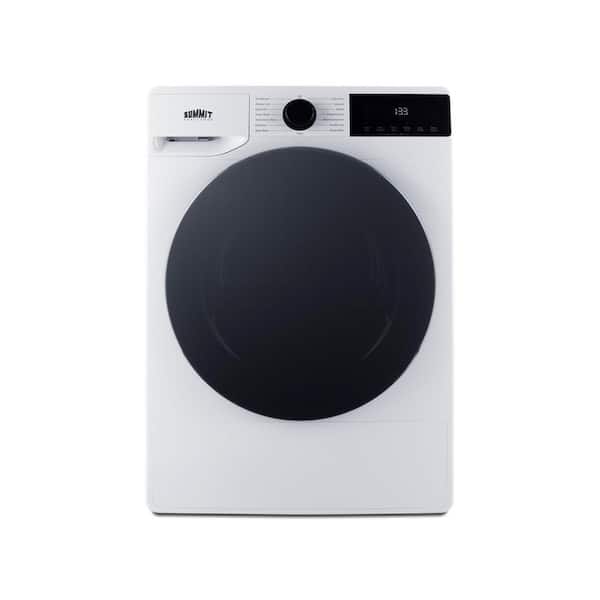 24 in. 4.1 cu.ft. 208/240-Volt Front Load Vented Dryer in White
