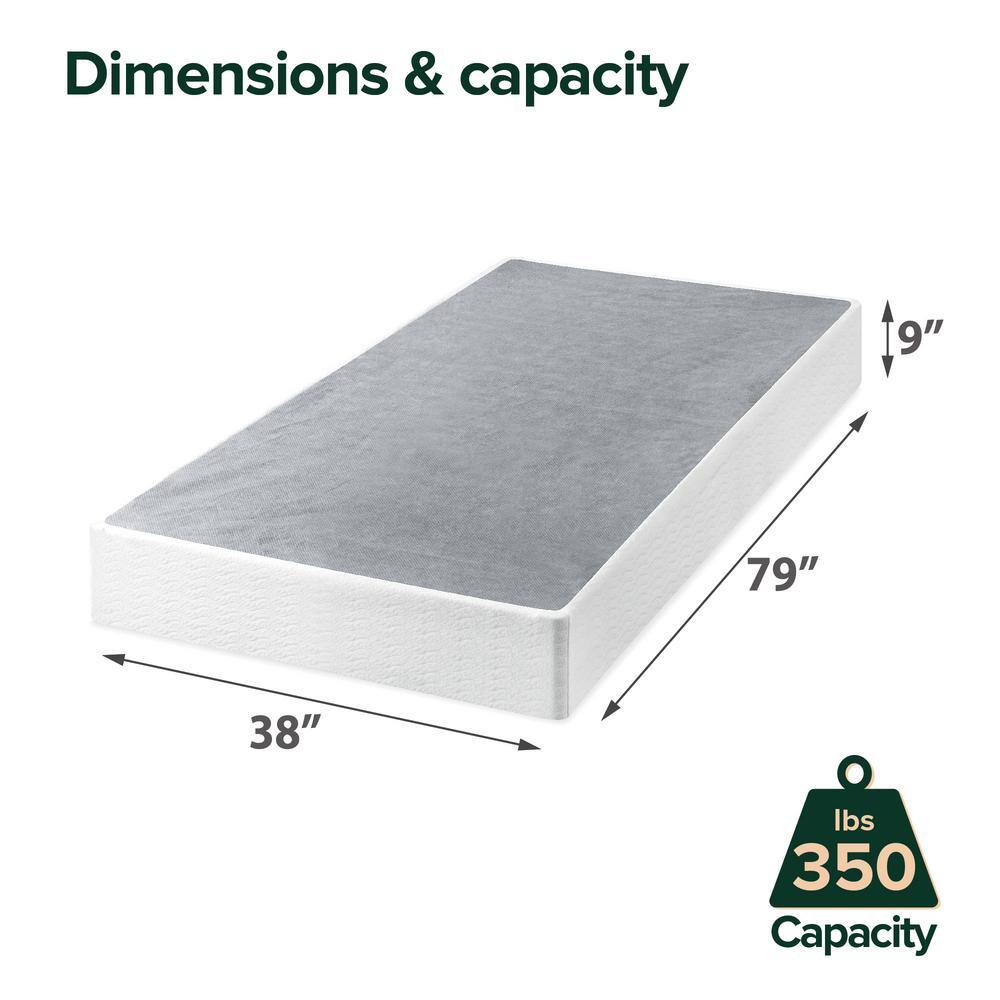 Twin XL Gray Metal Smart BoxSpring Mattress Base