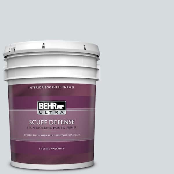 BEHR ULTRA 5 gal. Home Decorators Collection #HDC-CT-16 Billowing Clouds Extra Durable Eggshell Enamel Interior Paint & Primer