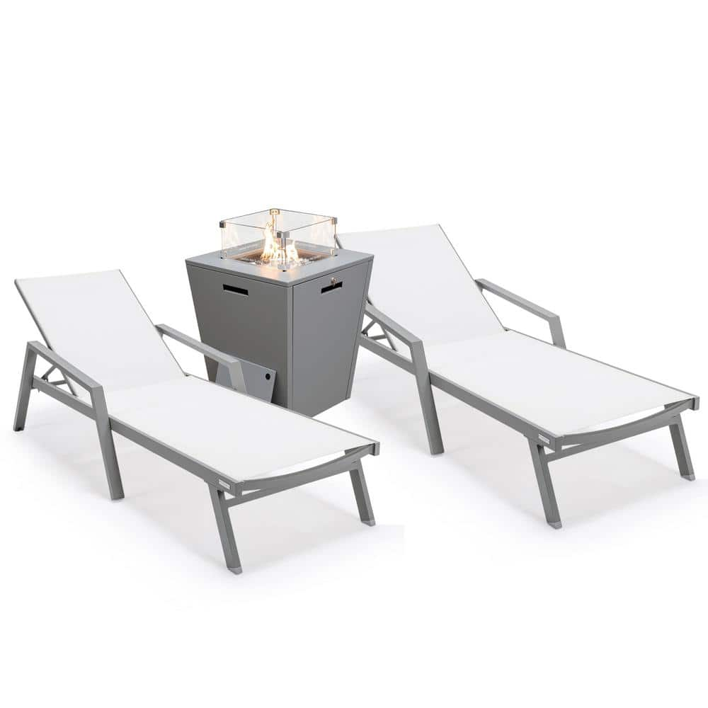 Salton outdoor deals aluminum chaise lounge