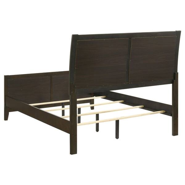 Coaster Wilkes Dark Cocoa and Brown Wood Frame Full Panel Bed with