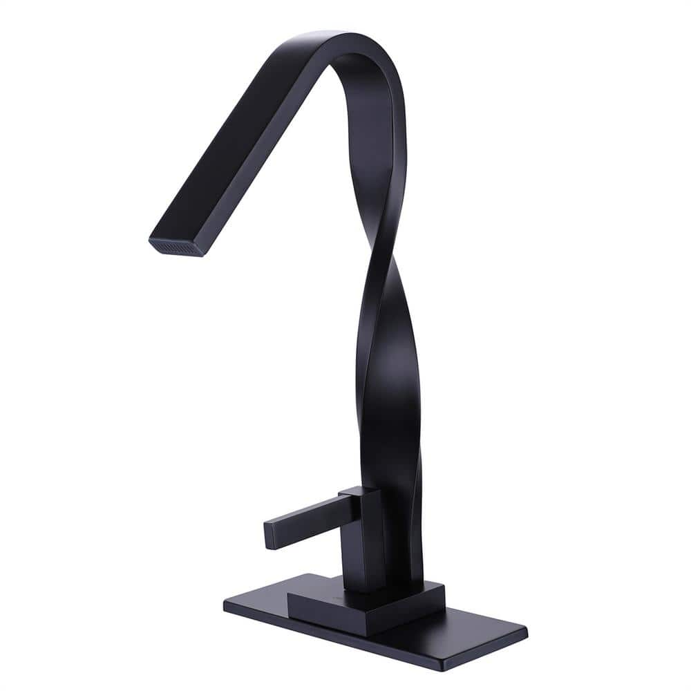 FLG SingleHandle SingleHole Bathroom Faucet Waterfall Brass Modern