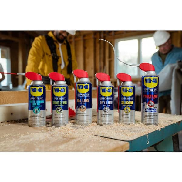 WD-40 Silicone Lubricant 400Ml Specialist 34384 Yellow