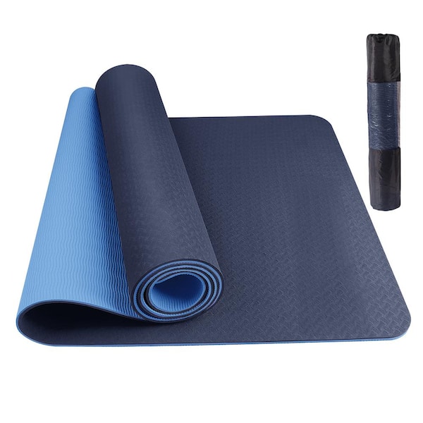 TPE Yoga Mat, Non Slip Exercise Fitness Gym Mat, Eco Friendly
