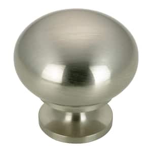 Gatineau Collection 1-1/4 in. (32 mm) Brushed Nickel Traditional Cabinet Knob
