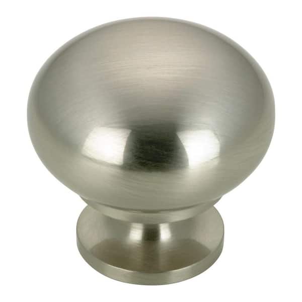 Richelieu Hardware Gatineau Collection 1-1/4 in. (32 mm) Brushed Nickel Traditional Cabinet Knob