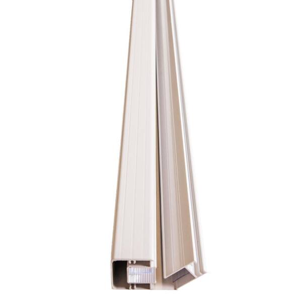 Vista Railing Systems Inc 6 ft. White Aluminum Top and Bottom Stair Rail Kit