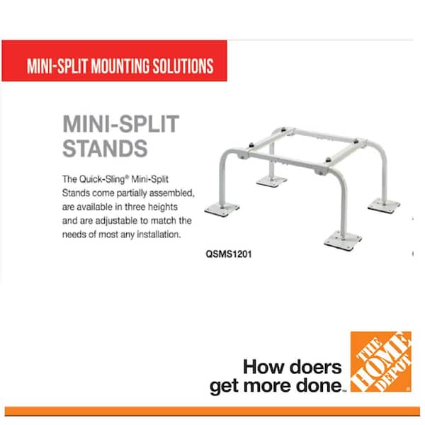 Universal 18 in. High Steel Mini-Split Stand