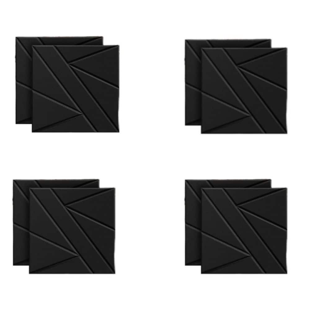 12 in. x 12 in. Black Self-Adhesive Soundproof Acoustic Panels with Peel and Stick, High-Density Studio Panels (16-Pack) price history on PriceWatchPro