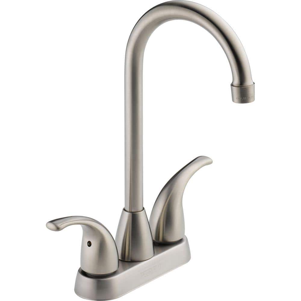 Peerless Choice 2-Handle Bar Faucet in Stainless P288LF-SS 