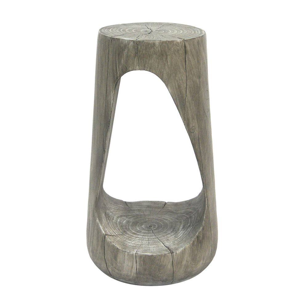 Gray Lightweight Concrete, Side Table, Stone Patio Garden Stool Table, Decorative Accent Table price history on PriceWatchPro