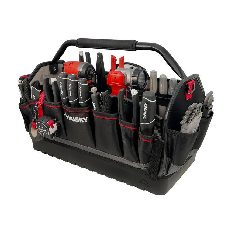 Husky Heavy-Duty 20 in. PRO All-Trade Tool Tote