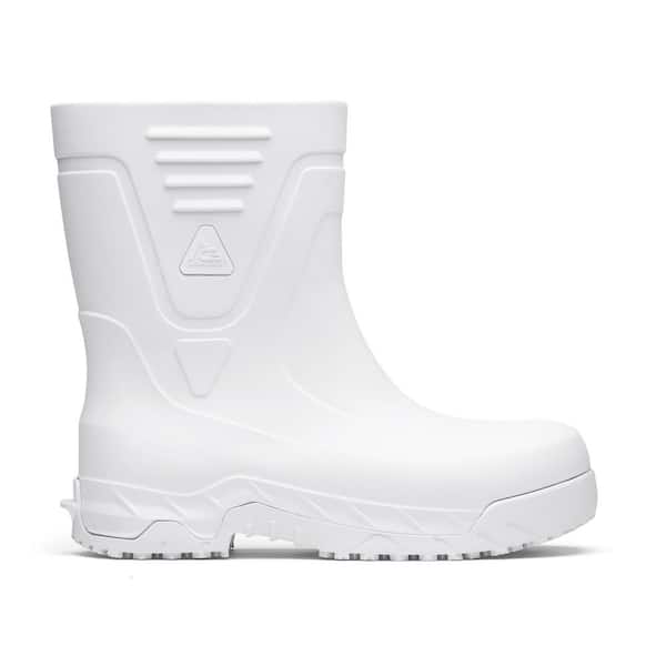 Unisex Bullfrog Pro II 10 in. Water Resistant EVA Rubber Boots - White Size 11 (M)