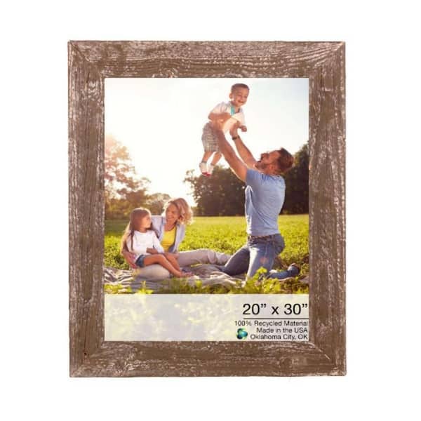 HomeRoots Victoria 20 in. x 30 in. Espresso Brown Picture Frame