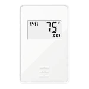 Digital Non-Programmable Thermostat with Built-in GFCI