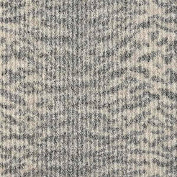 Natural Harmony 9 in. x 9 in. Pattern Carpet Sample - Fearless - Color Mountain