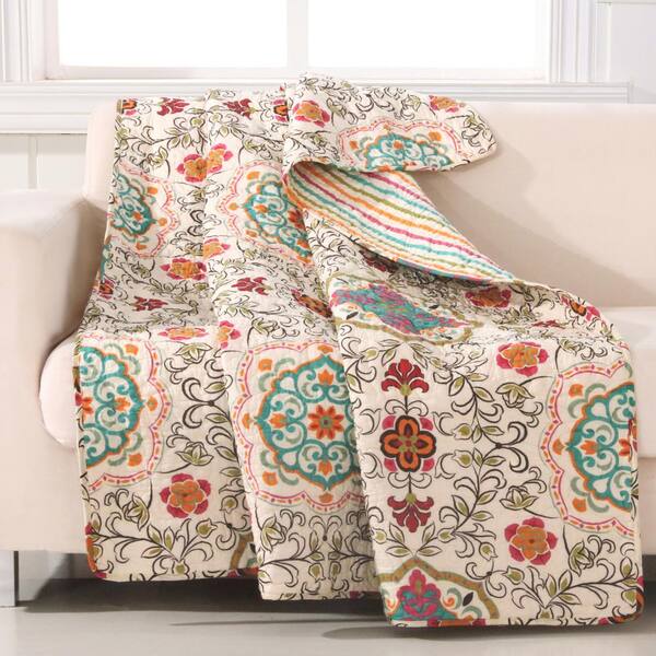 Unbranded Esprit Spice Quilted Cotton Throw