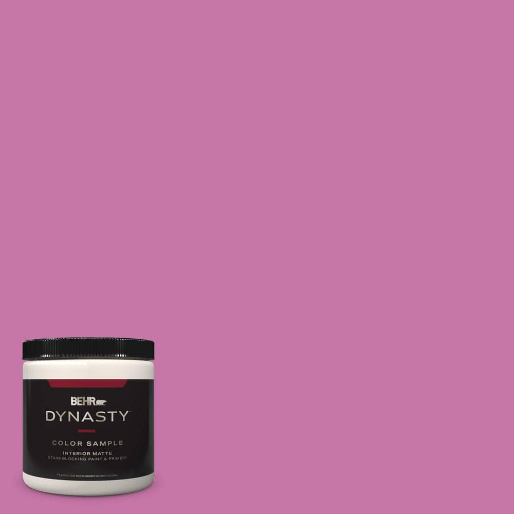 BEHR DYNASTY 8 oz. 680B5 Strawberry Freeze Matte StainBlocking