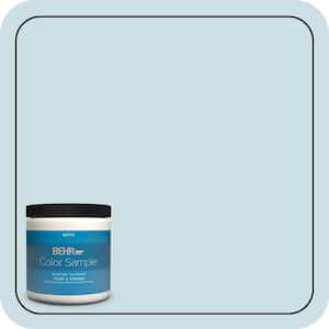 8 oz. #S450-1 Beach Foam Satin Enamel Interior/Exterior Paint & Primer Color Sample