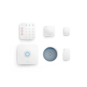 Wireless Alarm Home Security Kit (5-Piece) (2nd Gen) with Echo Dot- Twilight Blue (4th Gen)