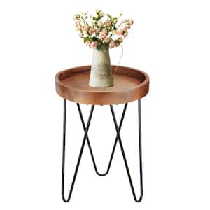 13In Plant Stand Flower Pots Holder Round End Table for Indoor Outdoor Garden & Patio Side Table