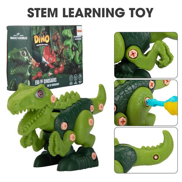  EduCuties Dinosaur Toys for Kids 3-5, Take Apart Dino