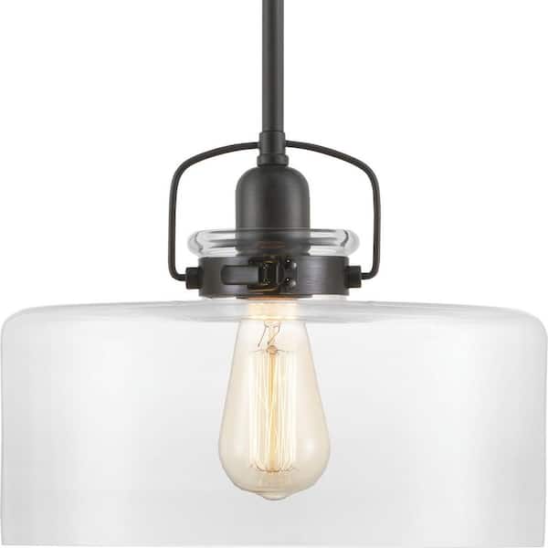 Progress Lighting Calhoun Collection 1-Light Antique Bronze Pendant