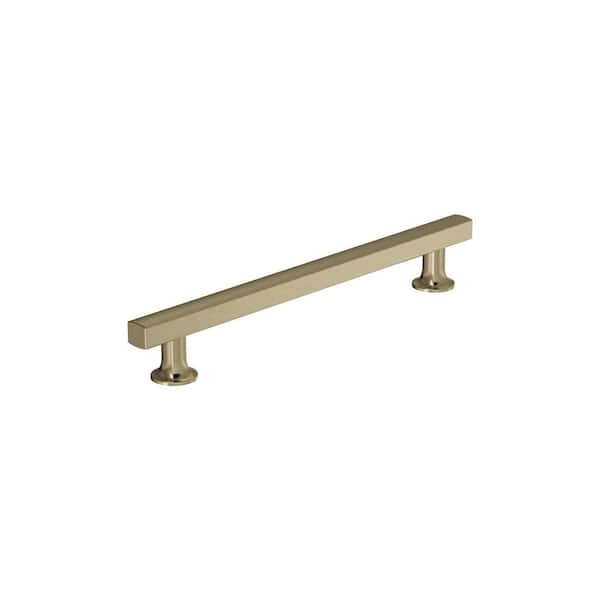 Amerock Everett 7-9/16 in. (192mm) Modern Golden Champagne Bar Cabinet Pull