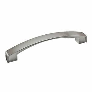 Boisbriand Collection 5 1/16 in. (128 mm) Brushed Nickel Transitional Cabinet Arch Pull
