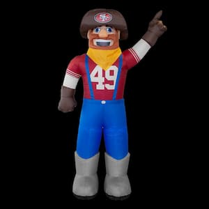 7 ft. San Francisco 49ers Holiday Inflatable Mascot