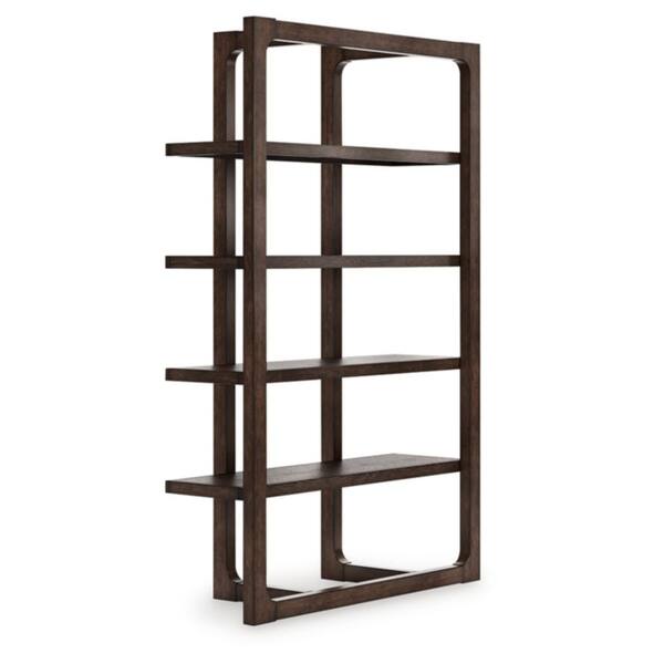 Signature DESIGN BY ASHLEY Breckington 76 in. Tall Dark Brown Wood