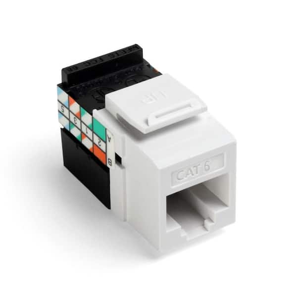 Leviton Cat6 Quickport Jack - White